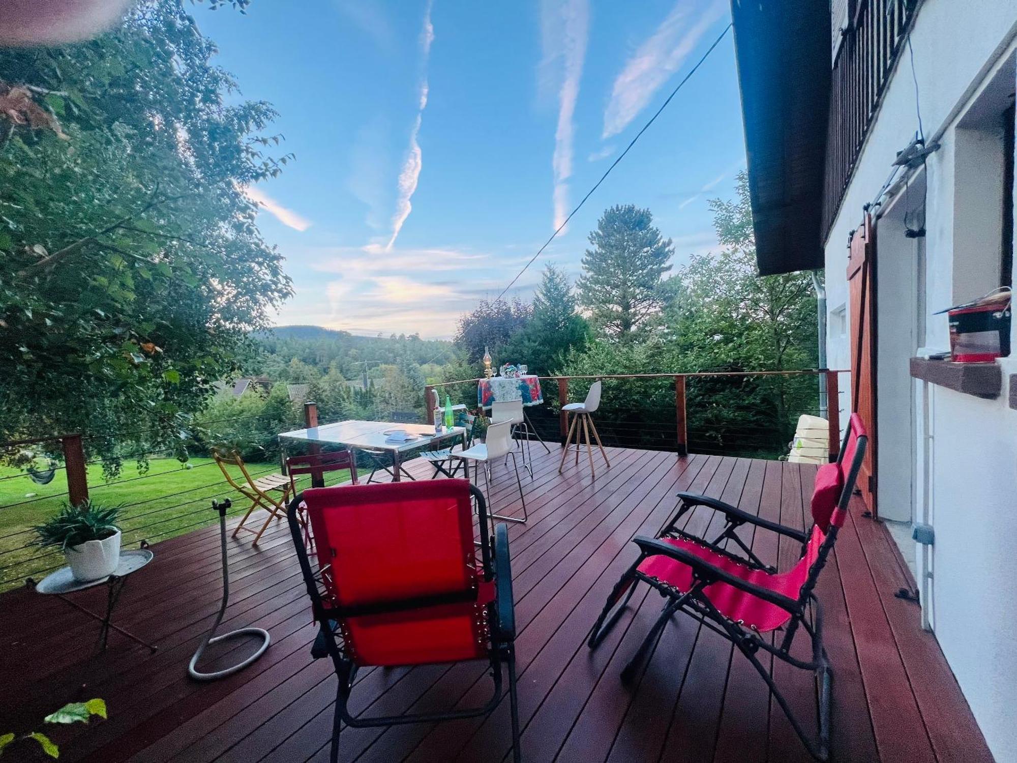 Chalet Spacieux A Wangenbourg-Engenthal Avec Vue Panoramique ภายนอก รูปภาพ
