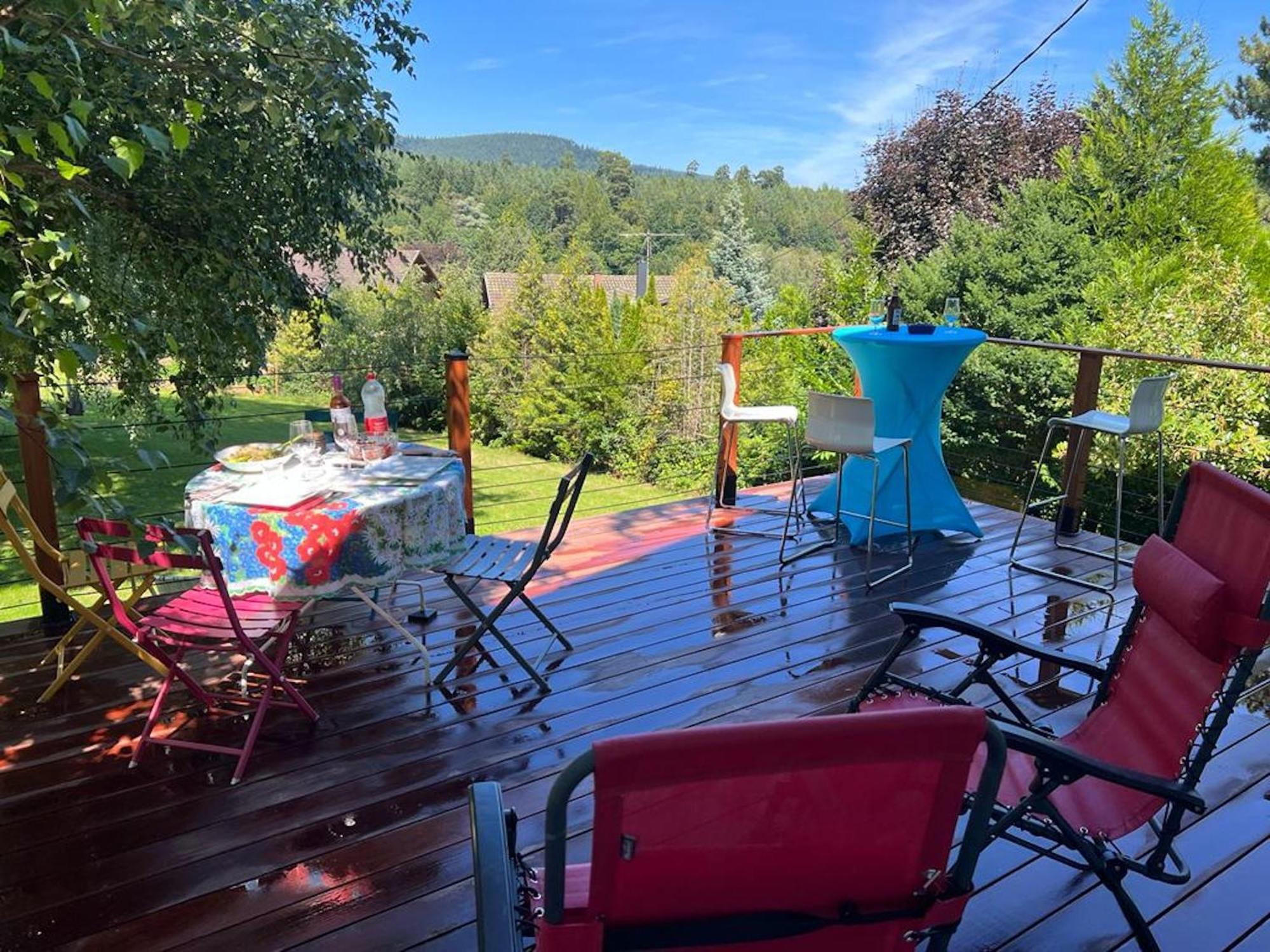 Chalet Spacieux A Wangenbourg-Engenthal Avec Vue Panoramique ภายนอก รูปภาพ